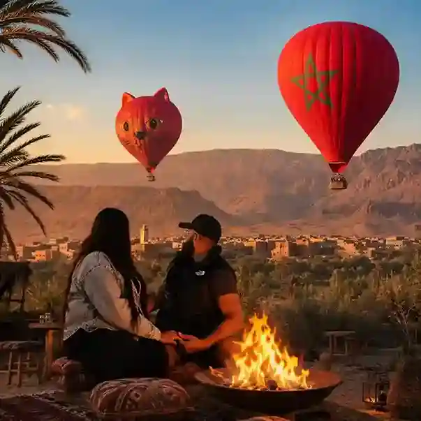 Excursion Montgolfière Marrakech + Quad Excursion montgolfière Marrakech et quad au lever du soleil
